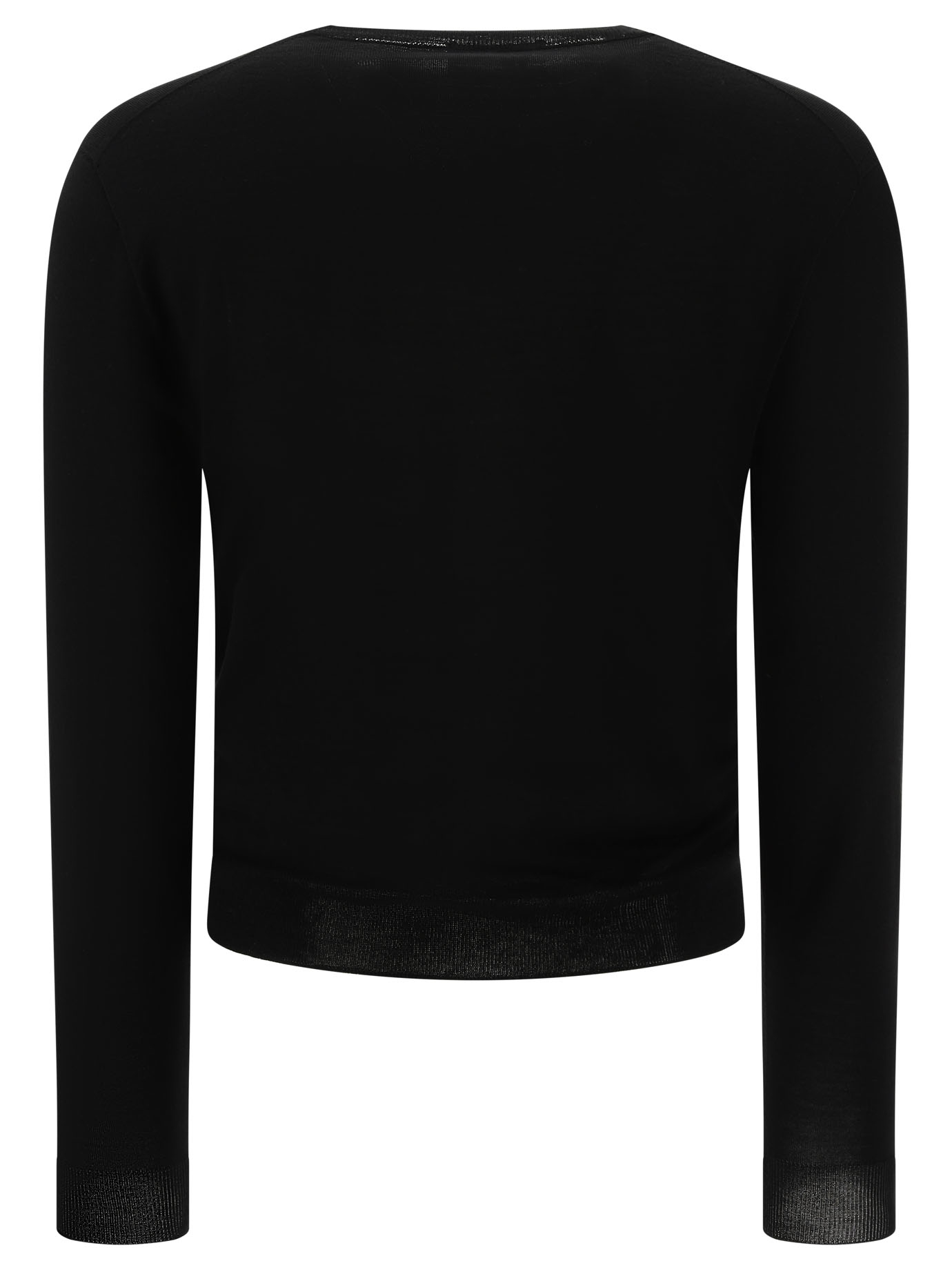 LARDINI Black   Wool-blend sweater